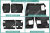 Чехлы на сиденья Mitsubishi ASX/RVR (GA), 2010-2022, экокожа черная/жаккард