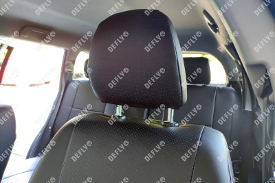 Чехлы на сиденья Toyota Corolla Fielder (E160), 2012-2025, Hybrid, экокожа черная