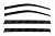 Дефлекторы окон Toyota Highlander (XU20), 2000-2007