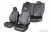 Чехлы на сиденья Toyota Sienta (XP170), 2015-2022, спинка 2 ряда 50/50, без подлокотника, 5 мест, экокожа черная
