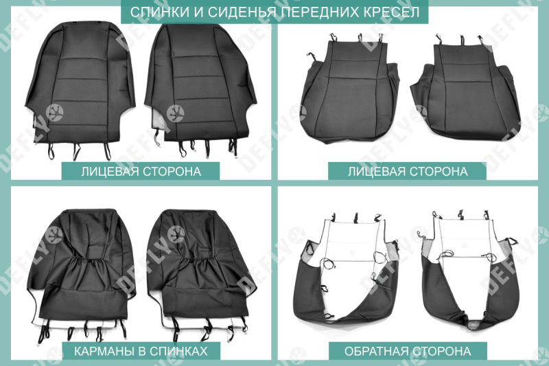 Чехлы на сиденья Toyota Allion/Premio (T240), 2001-2007, экокожа черная