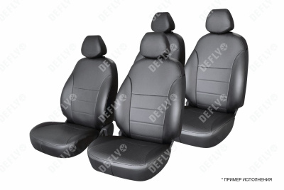 Чехлы на сиденья Toyota Ipsum/Gaia (SXM10), 1996-2004, 5 мест, экокожа черная