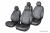 Чехлы на сиденья Toyota Noah/Voxy/Esquire (R80), 2014-2021, 4 места, капитанские кресла, экокожа черная