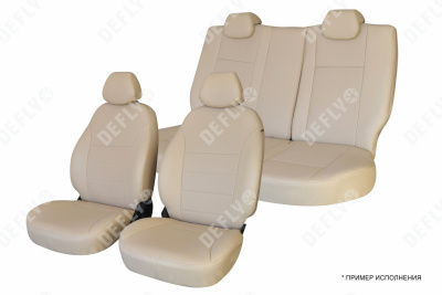 Чехлы на сиденья Lexus RX (XU10), 2000-2003, рестайлинг, экокожа бежевая