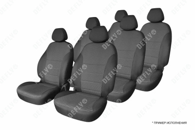 Чехлы на сиденья Honda Stepwgn (RP1-RP5), 2015-2021, 7 мест, капитанские кресла, жаккард