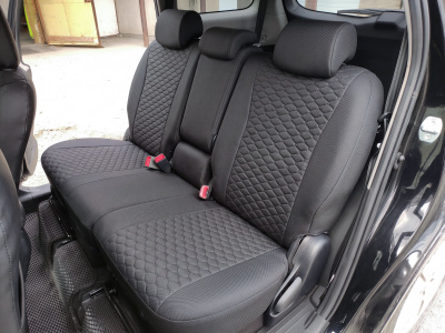 Чехлы на сиденья Toyota Wish (XE20), 2009-2017, 5 мест, жаккард премиум