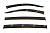 Дефлекторы окон Mitsubishi Triton, 2006-2011