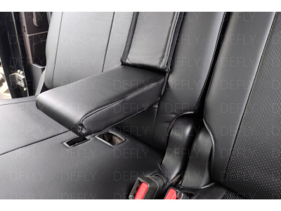 Чехлы на сиденья Honda Freed (GB5-GB8), 2016-2024, 5 мест, экокожа черная