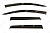 Дефлекторы окон Mazda Axela (BK), 2003-2009, хэтчбек