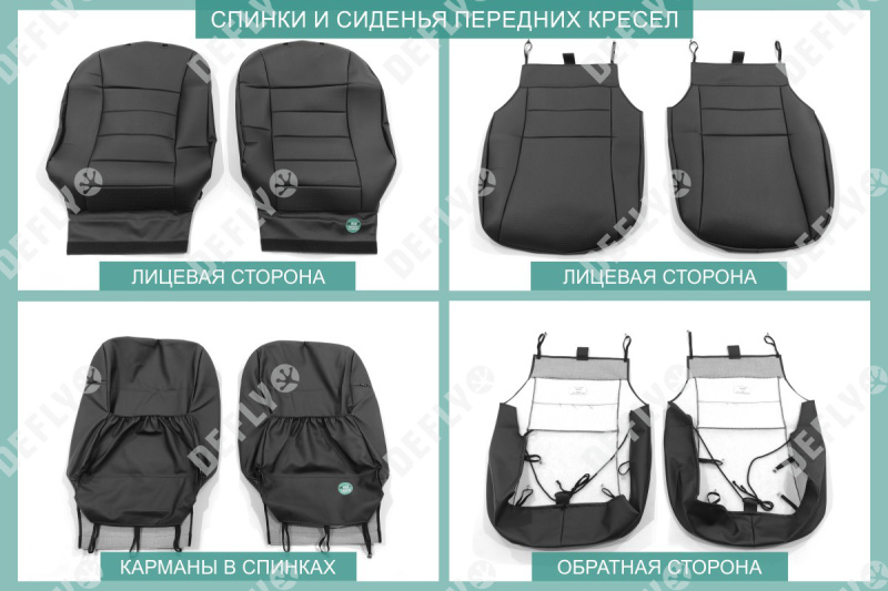 Чехлы на сиденья Toyota Corolla Fielder (E140), 2006-2012, экокожа черная