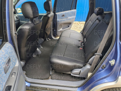 Чехлы на сиденья Toyota Ipsum/Gaia (SXM10), 1996-2004, 5 мест, экокожа черная