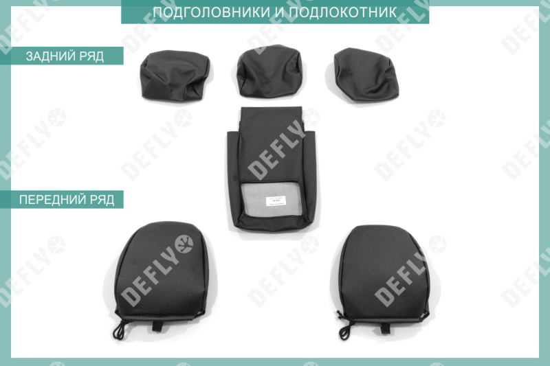 Чехлы на сиденья Toyota Corolla Fielder (E140), 2006-2012, экокожа черная