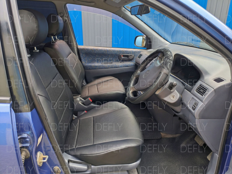 Чехлы на сиденья Toyota Ipsum/Gaia (SXM10), 1996-2004, 5 мест, экокожа черная