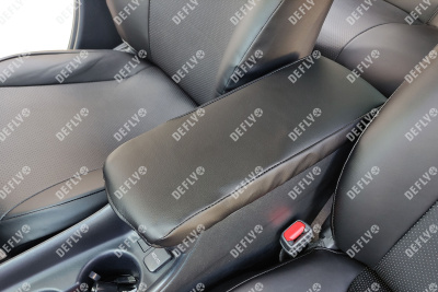 Чехлы на сиденья Toyota Prius (XW50), 2015-2019, экокожа черная